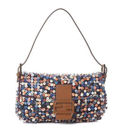 Fendi Sequin Embroidered Baguette Multicolor 1 of 12