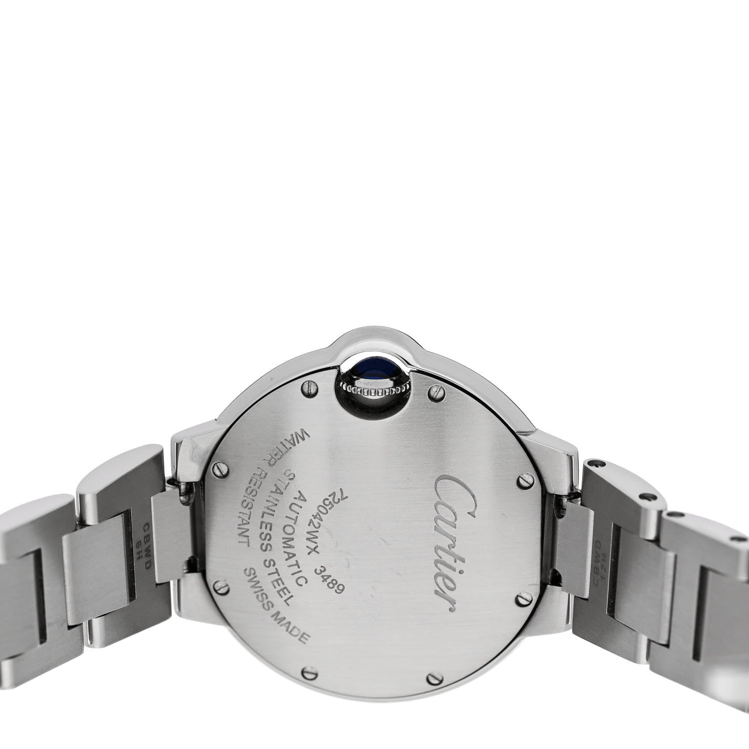 Cartier Stainless Steel 33mm Ballon Bleu De Cartier Automatic Watch 4 of 5