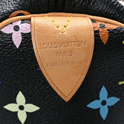 Louis Vuitton Monogram Multicolor Speedy 30 Black 6 of 10