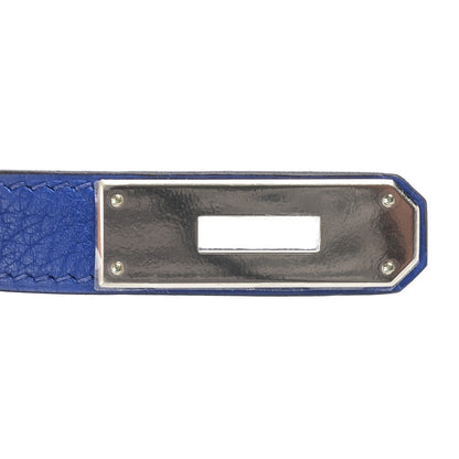 Hermes Taurillon Clemence Kelly Retourne 32 Bleu Electrique 20 of 28