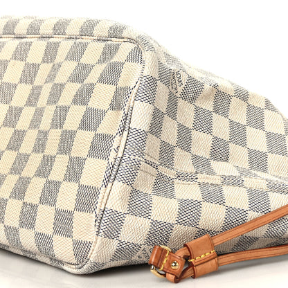 Louis Vuitton Damier Azur Neverfull MM 9 of 10