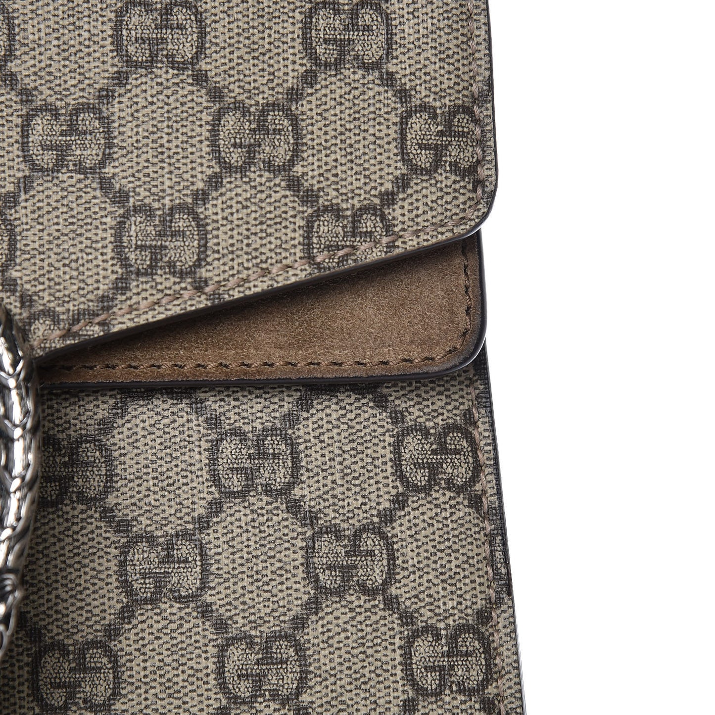 GG Supreme Monogram Mini Dionysus Shoulder Bag Taupe