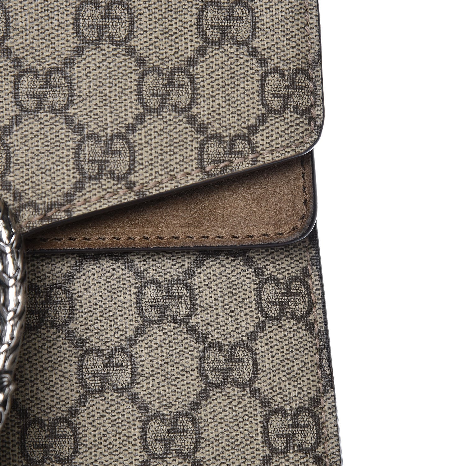 Gucci GG Supreme Monogram Mini Dionysus Shoulder Bag Taupe 13 of 13
