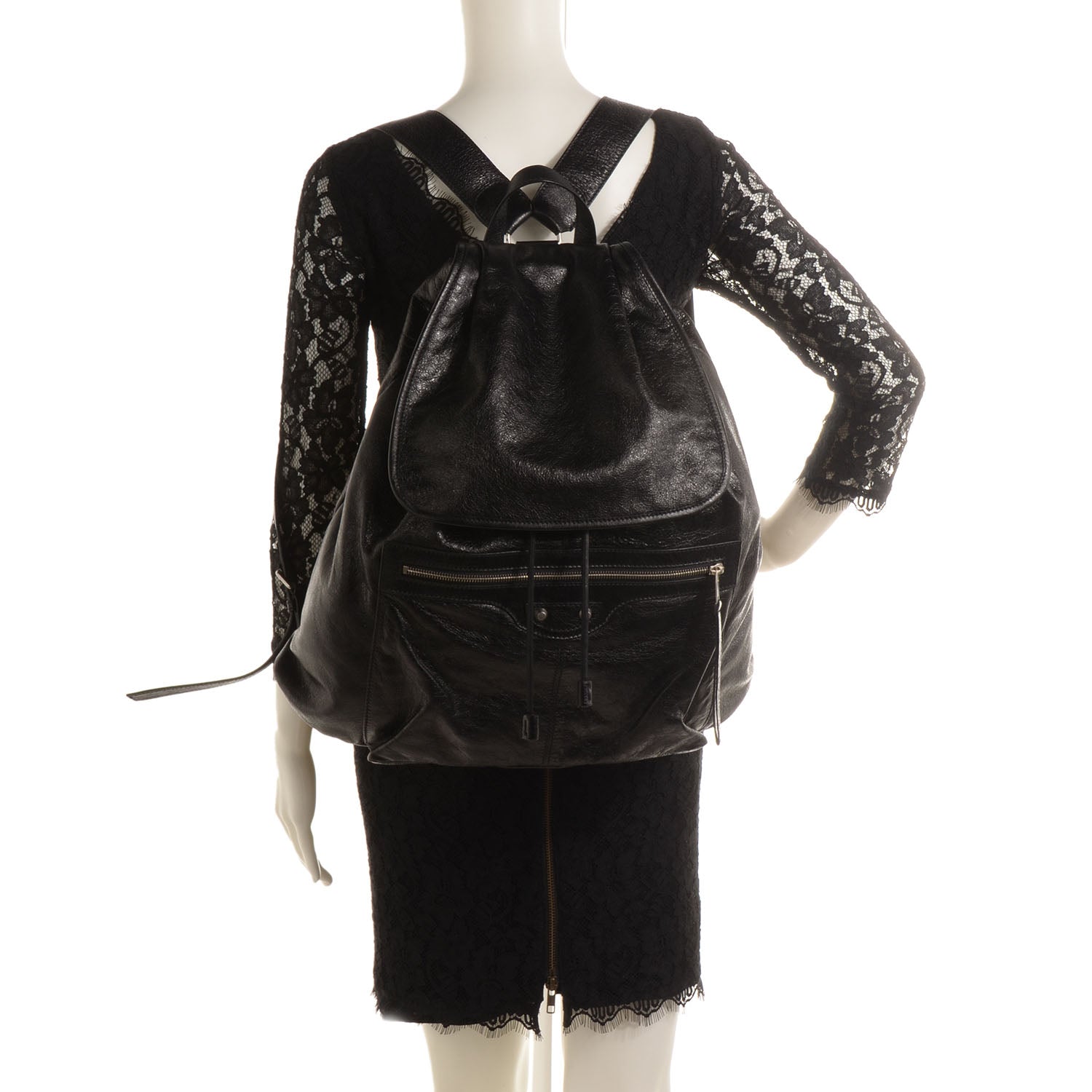 Balenciaga Agneau Traveler S Black 2 of 10