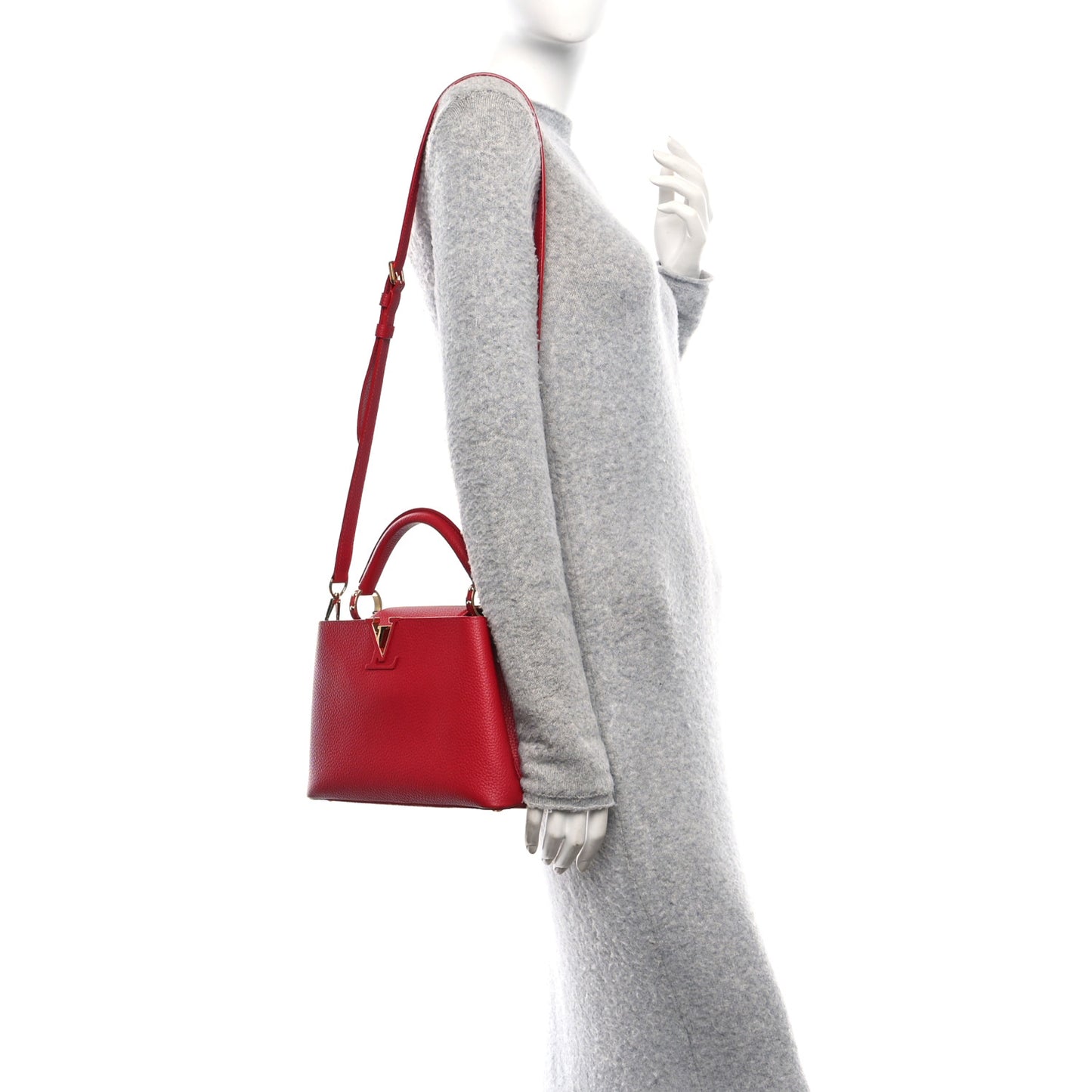 Taurillon Capucines BB Scarlet Red