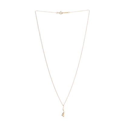 Tiffany 18K Rose Gold Frank Gehry Orchid Pendant Necklace 3 of 6