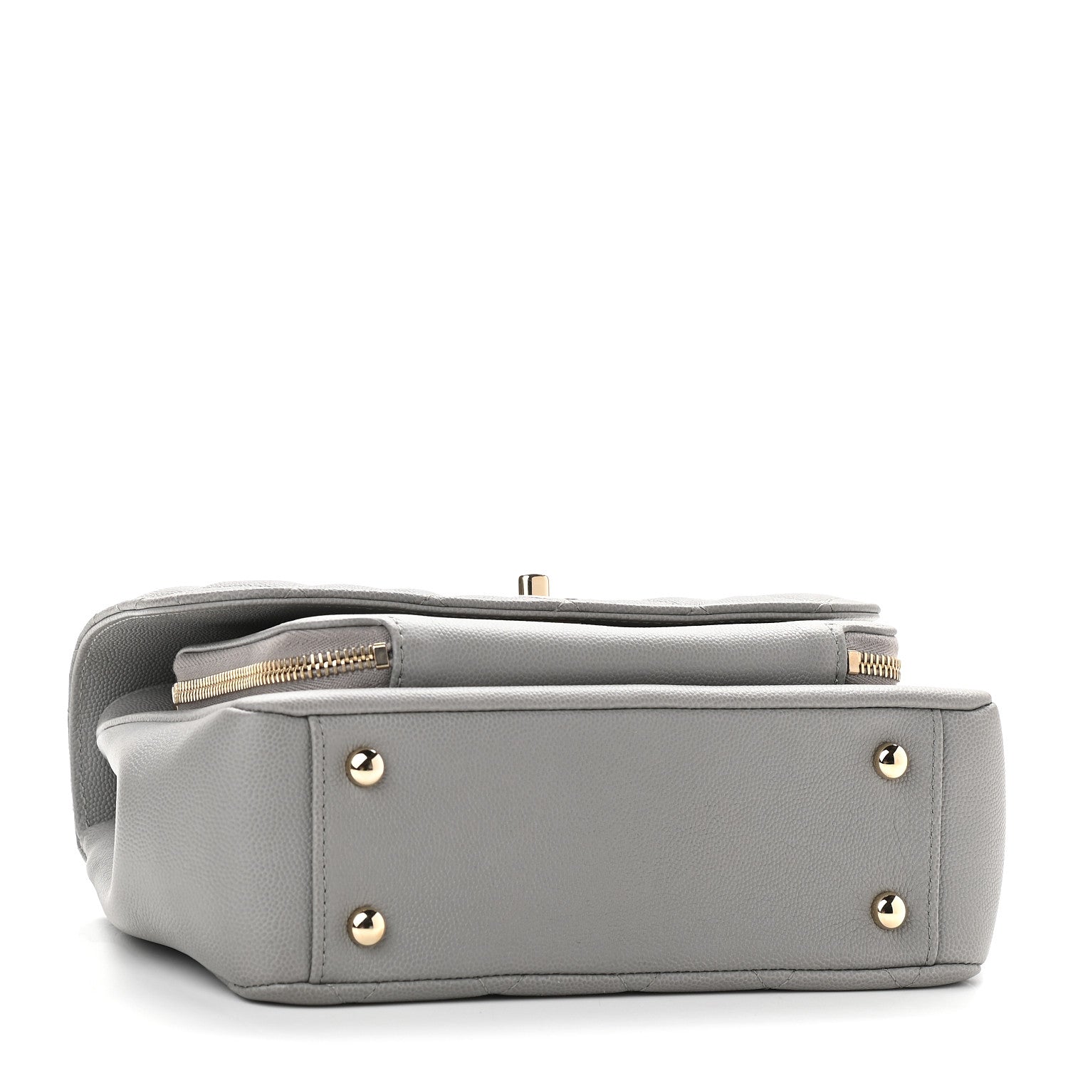 Chanel Caviar Quilted Medium Business Affinity Flap Grey 4 of 9