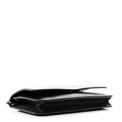 Chanel Calfskin Camellia Wallet on Chain WOC Black 4 of 14