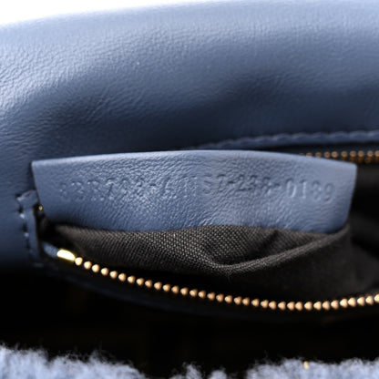 Fendi Shearling FF Midi Chain Baguette Mirto 7 of 10