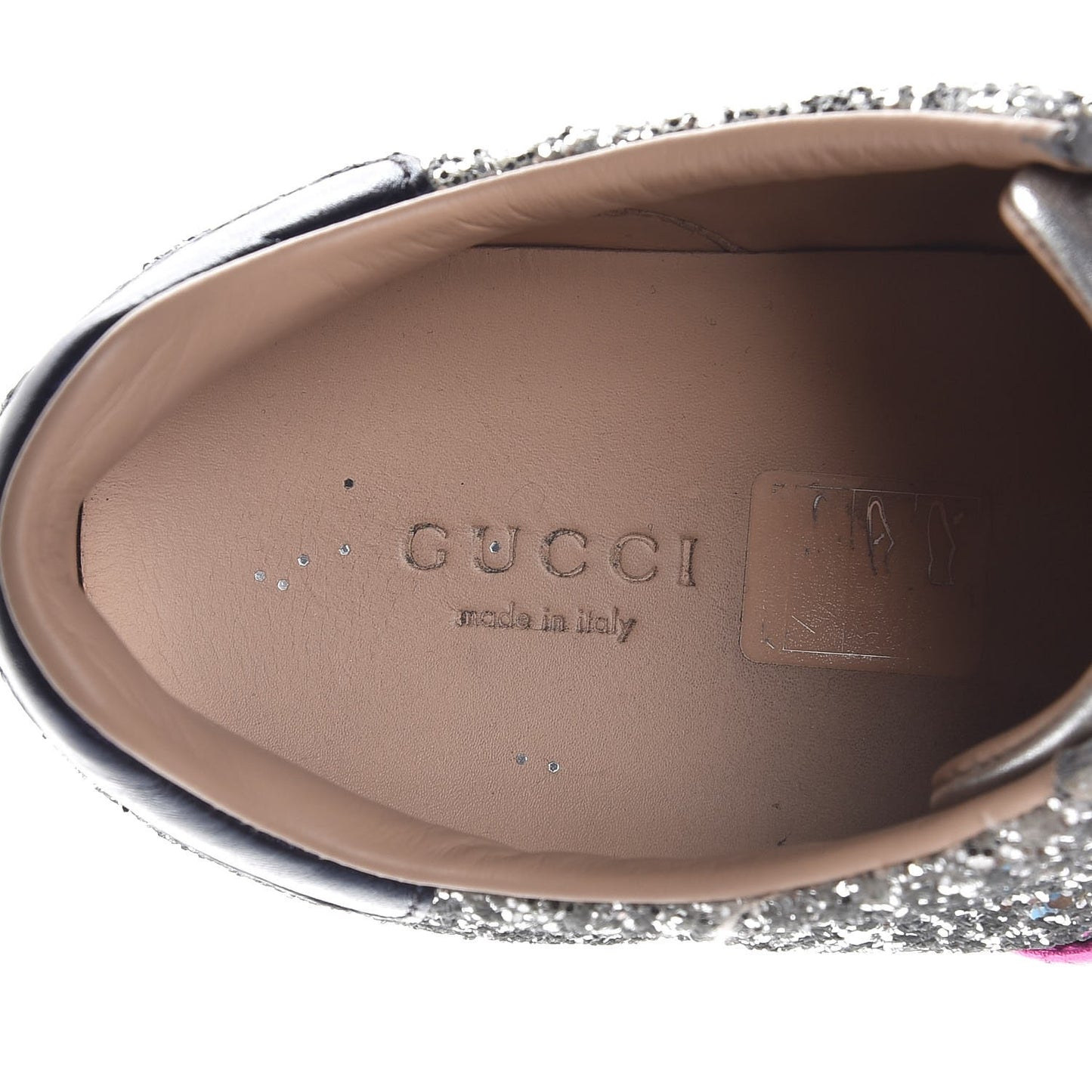 Glitter Web Ace Sneakers 36.5 Silver