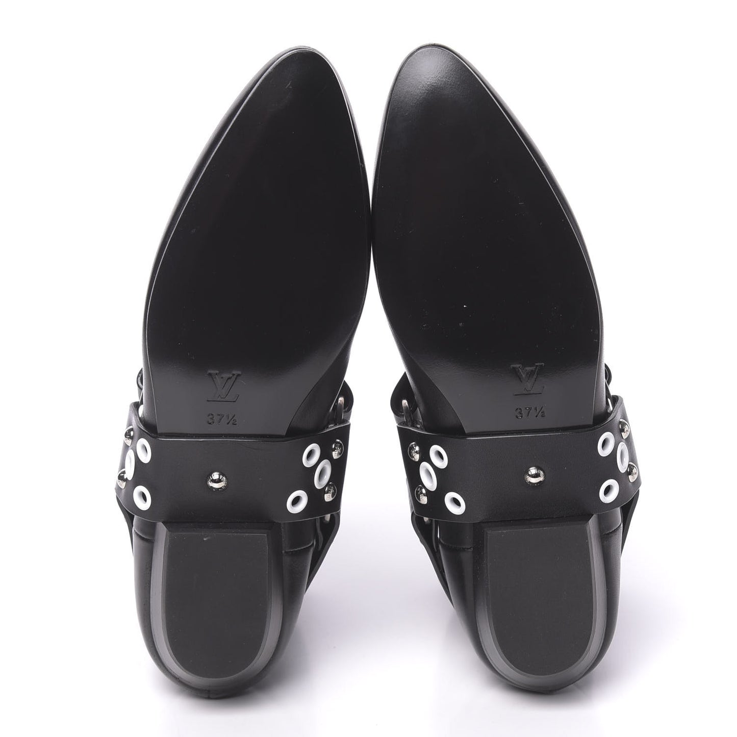 Calfskin Rhapsody Ankle Boots 37.5 Black