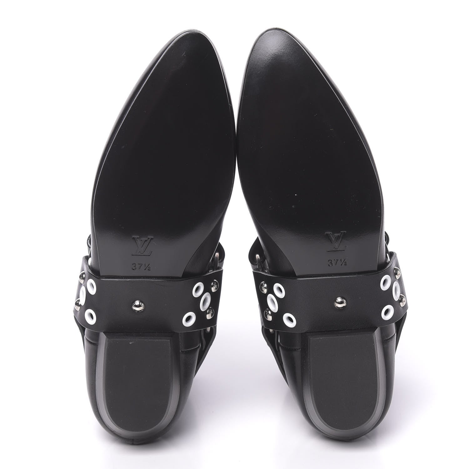 Louis Vuitton Calfskin Rhapsody Ankle Boots 37.5 Black 5 of 8