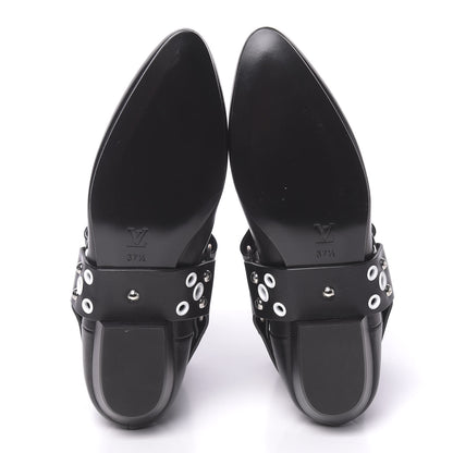 Louis Vuitton Calfskin Rhapsody Ankle Boots 37.5 Black 5 of 8