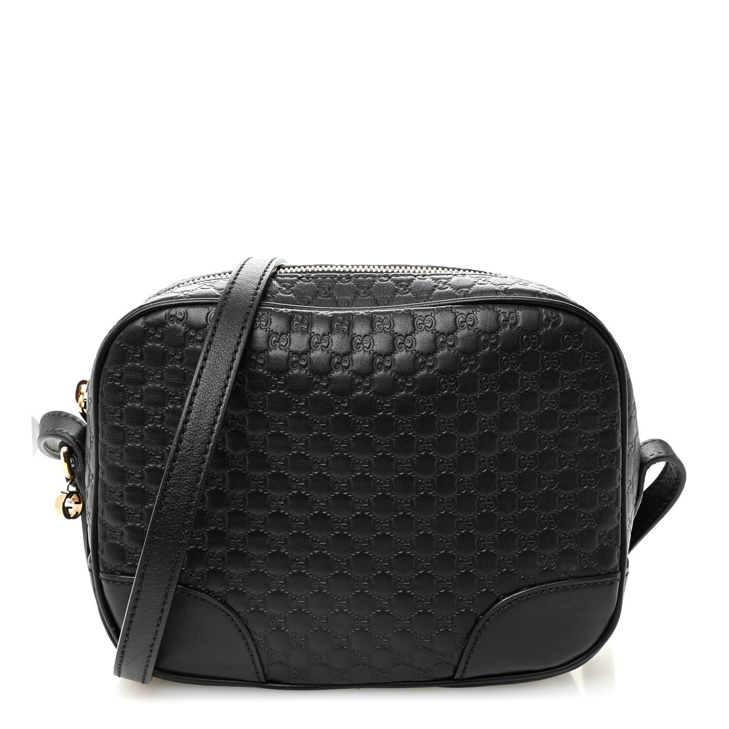 Microguccissima Mini Bree Messenger Bag Black