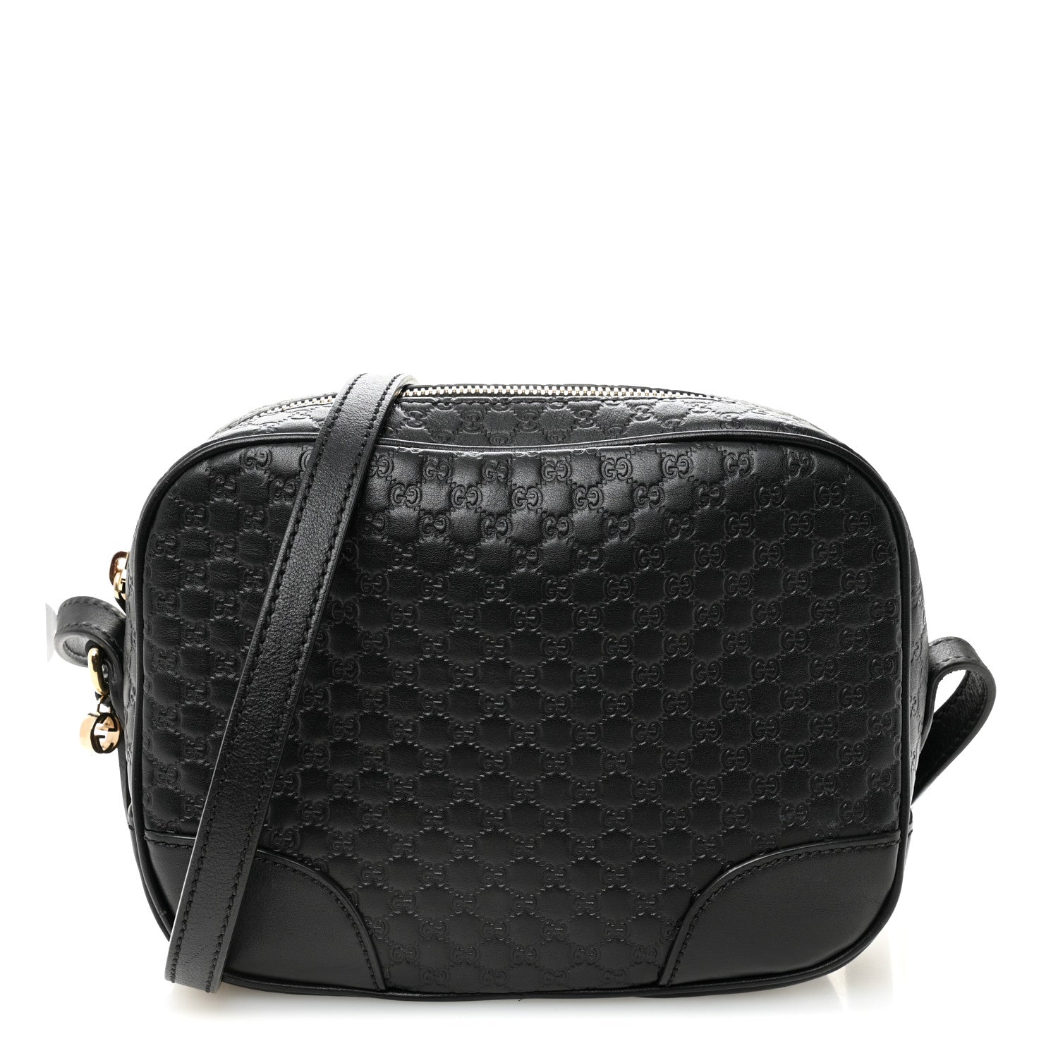 Gucci Microguccissima Mini Bree Messenger Bag Black 1 of 10