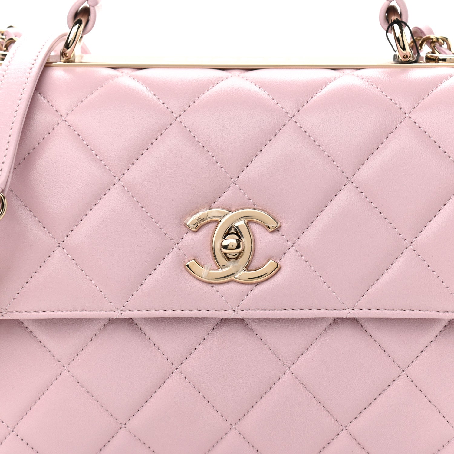 Chanel Lambskin Quilted Small Trendy CC Flap Dual Handle Bag Light Pink 8 of 10