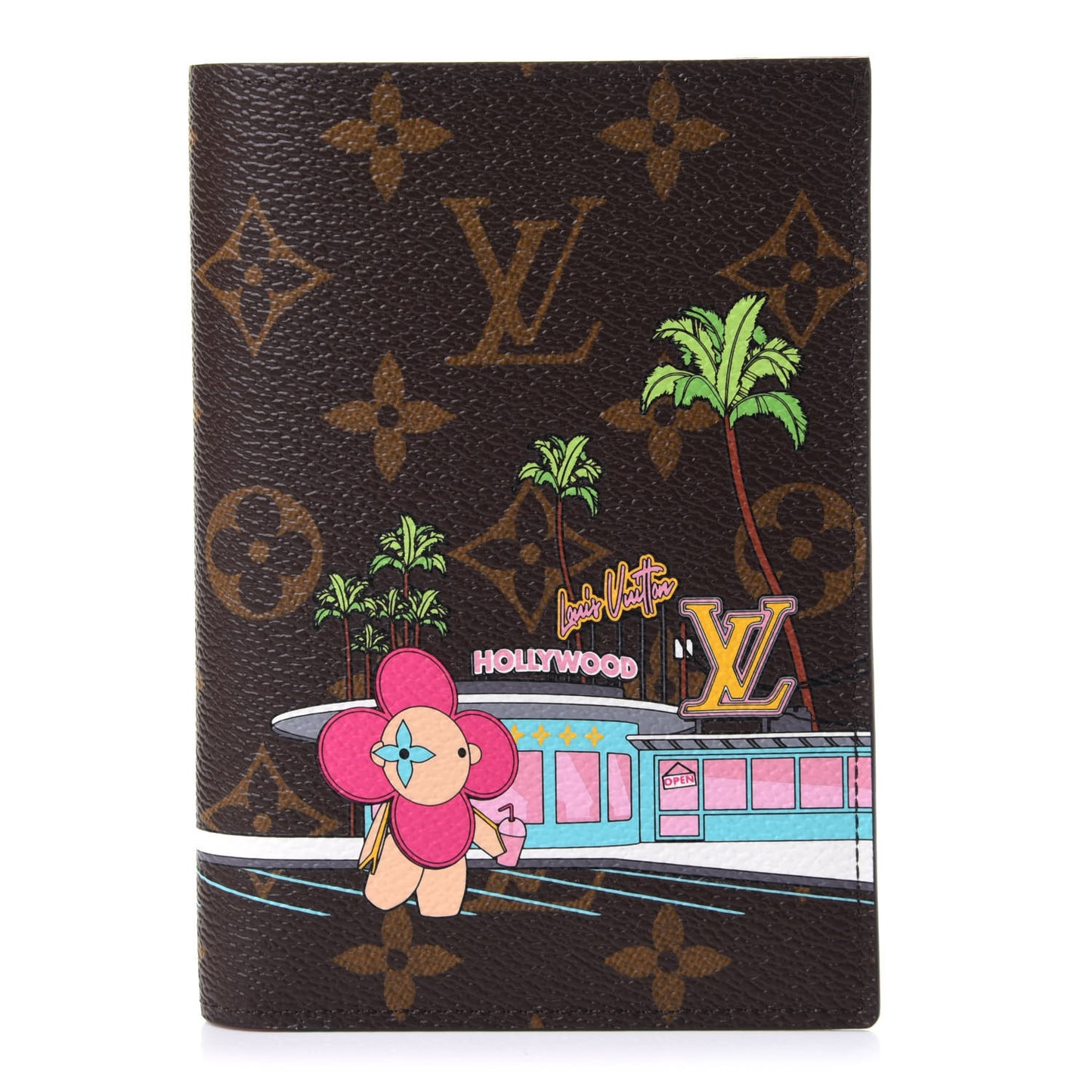 Monogram 2021 Christmas Animation Hollywood Passport Cover Fuchsia
