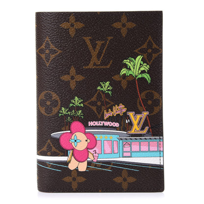 Louis Vuitton Monogram 2021 Christmas Animation Hollywood Passport Cover Fuchsia 1 of 8