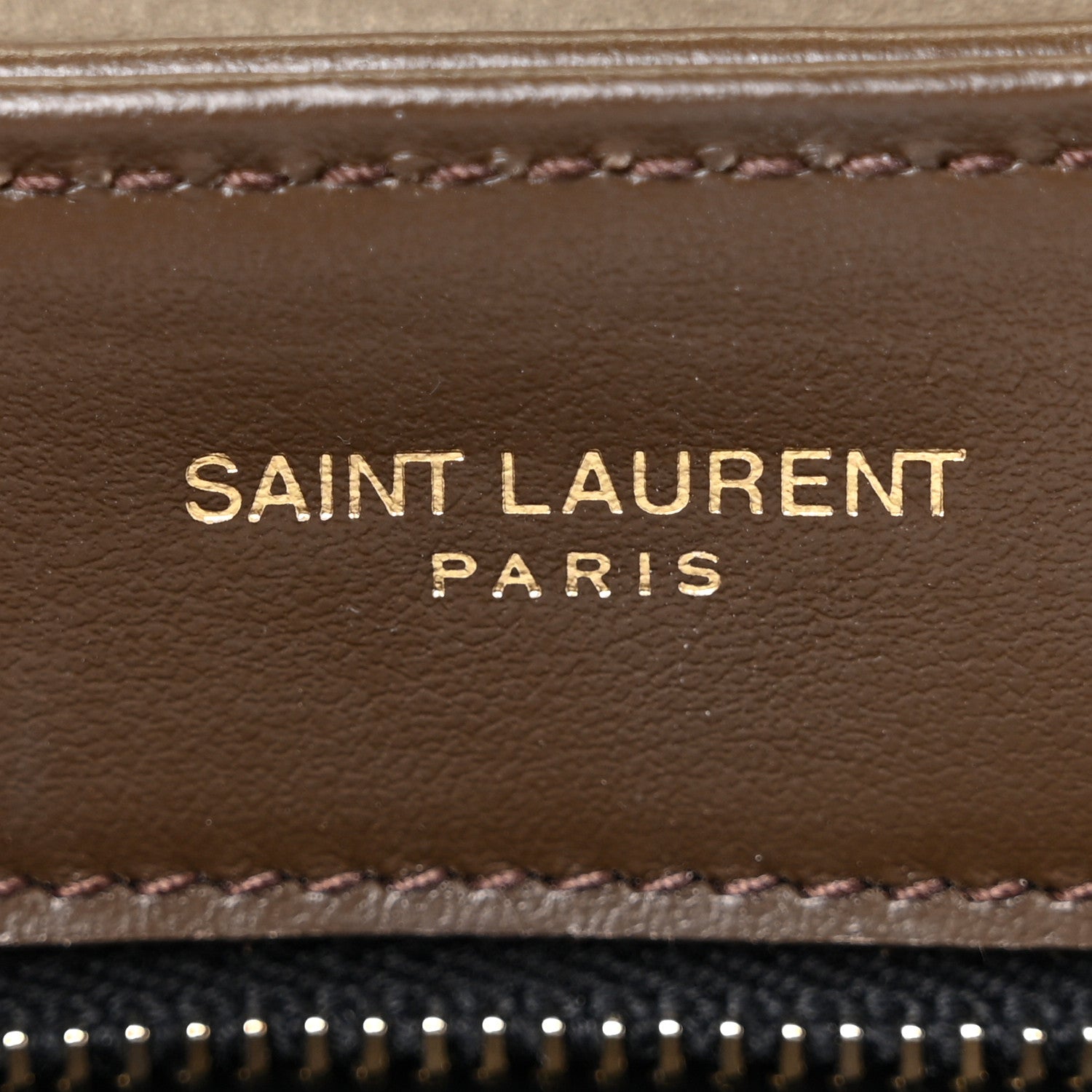 Saint Laurent Calfskin Y Quilted Monogram Toy Loulou Crossbody Bag Soil Brown 6 of 12
