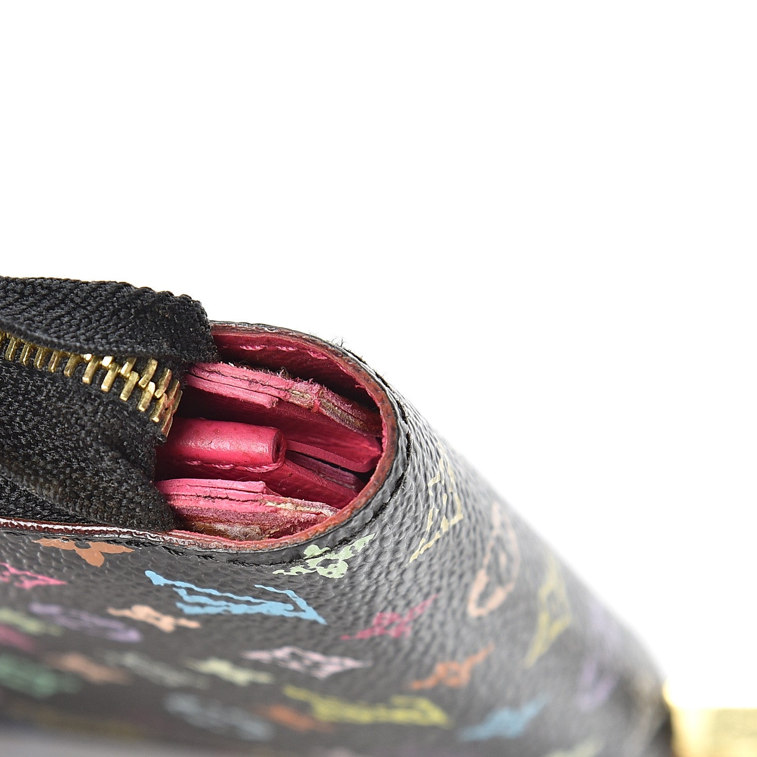 Louis Vuitton Monogram Multicolor Zippy Coin Purse Black Grenade 10 of 10
