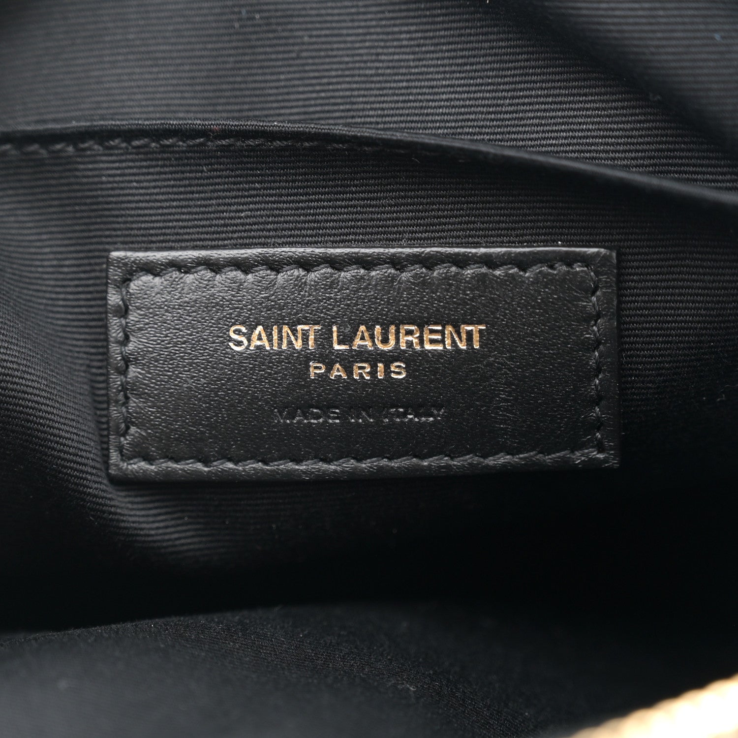 Saint Laurent Calfskin Matelasse Monogram Lou Camera Bag Deep Marine 6 of 11