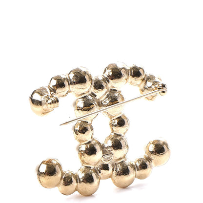 Chanel Pearl CC Brooch Gold Pearly White 3 of 6