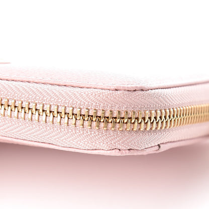 Dolce & Gabbana Dauphine Small Zip Around Wallet Pink 10 of 10
