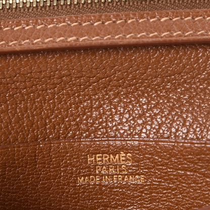 Hermes Chevre Mysore Bearn Compact Wallet Gold 6 of 11