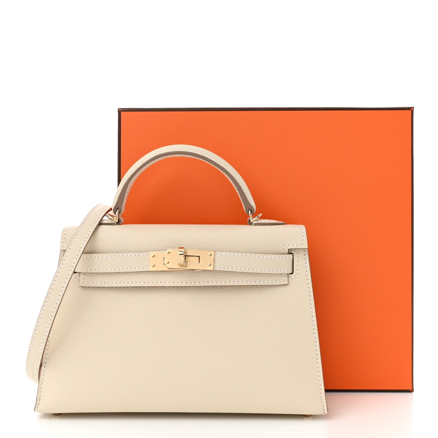 Hermes Epsom Mini Kelly Sellier 20 Craie 11 of 11