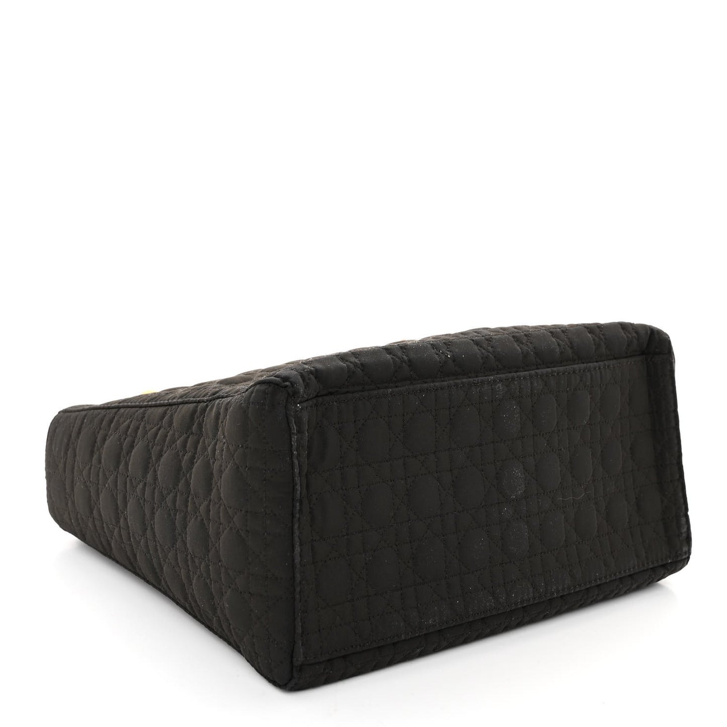 Nylon Cannage Medium Lady Dior Dark Brown