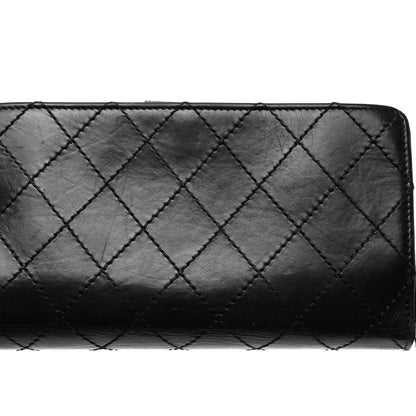 Chanel Lambskin Stitched Mademoiselle French Wallet Black 13 of 15