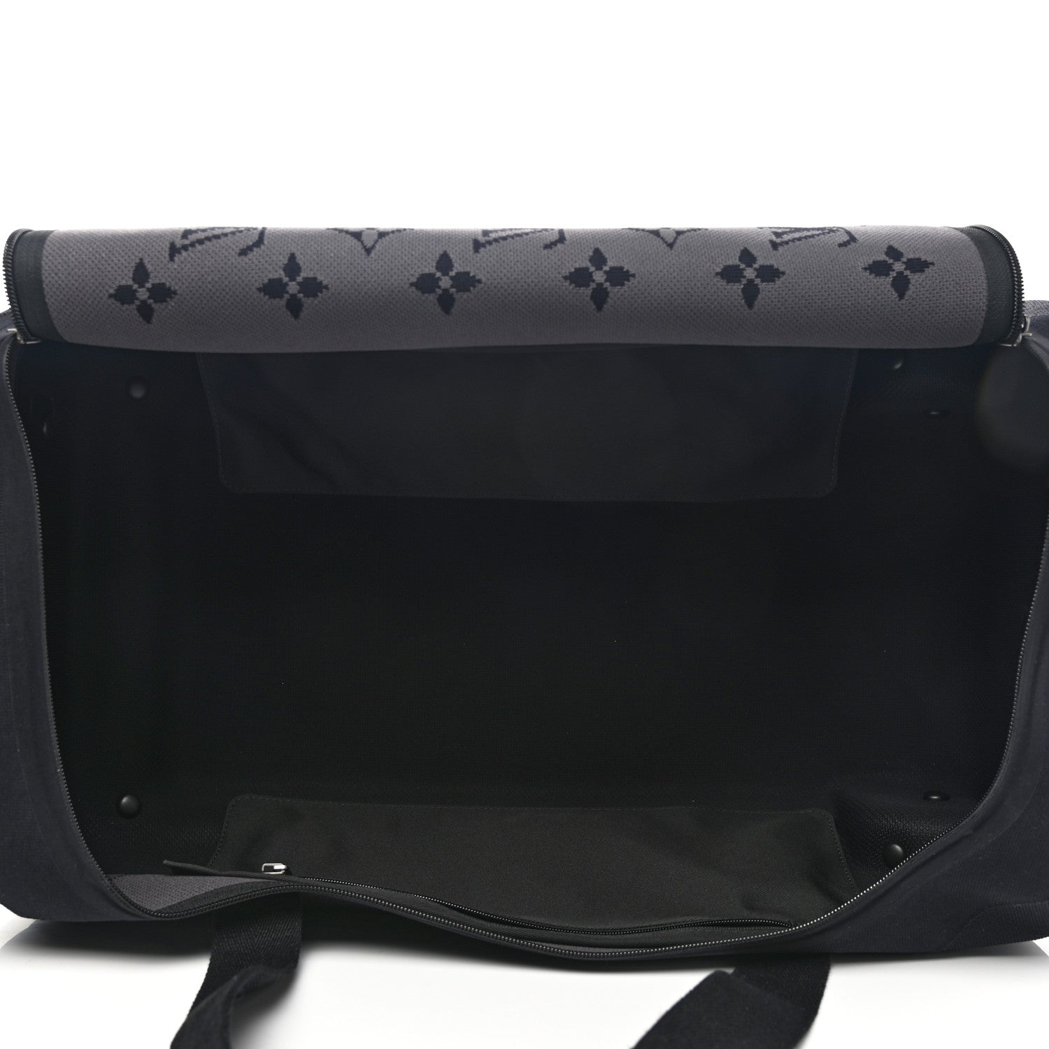 Louis Vuitton Knit Monogram Eclipse Horizon Soft Duffle 55 5 of 11