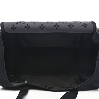 Louis Vuitton Knit Monogram Eclipse Horizon Soft Duffle 55 5 of 11