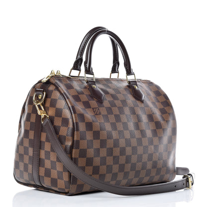 Louis Vuitton Damier Ebene Speedy Bandouliere 30 3 of 12