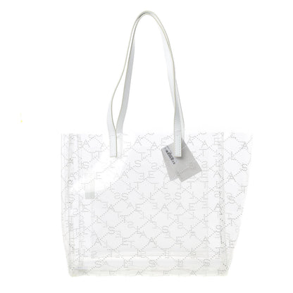 Stella McCartney PVC Monogram Small Tote White 1 of 11