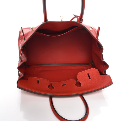 Hermes Togo Birkin 35 Rouge Casaque 7 of 25
