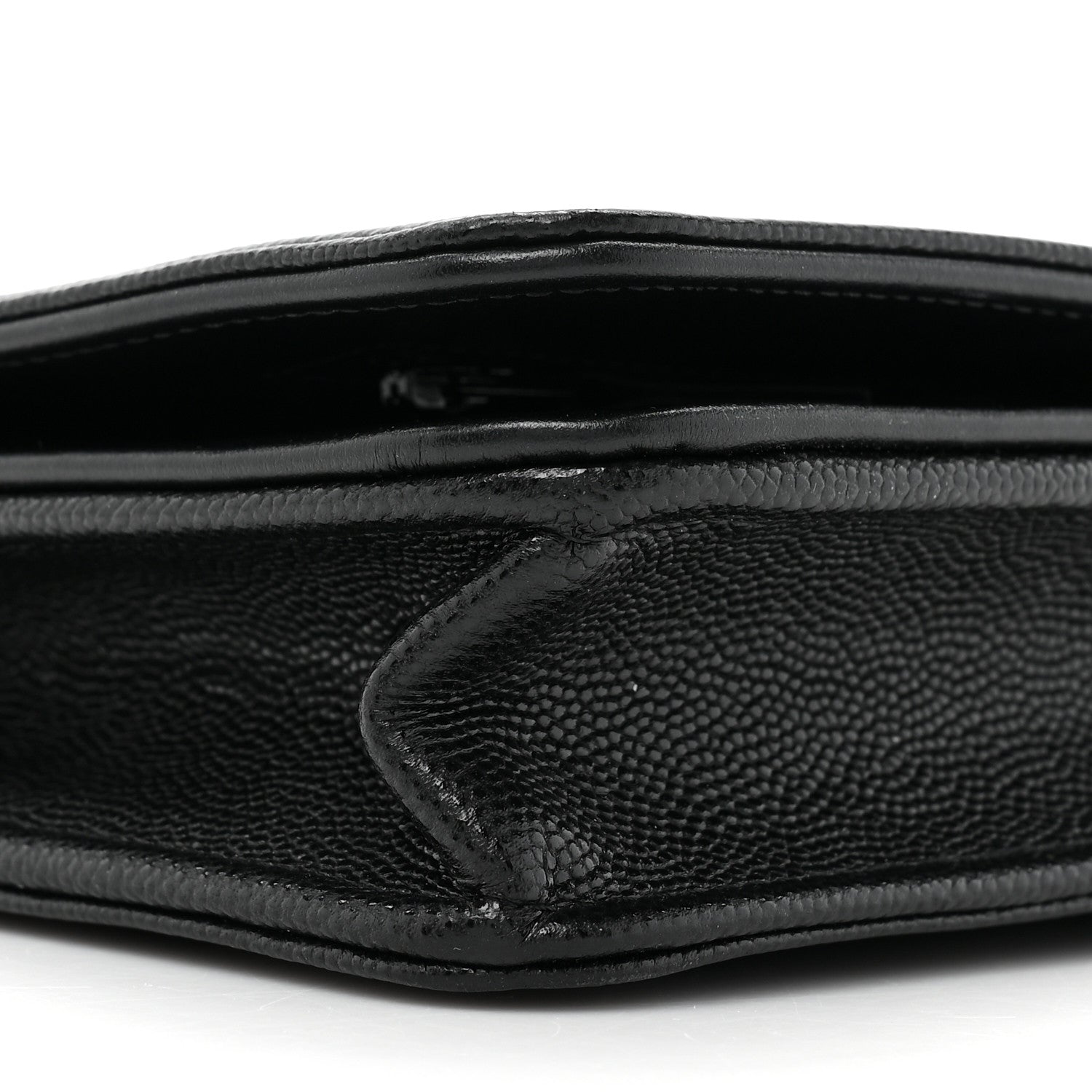 Chanel Caviar Quilted Boy Wallet On Chain WOC Black 11 of 14