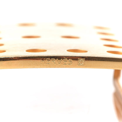 Hermes Brushed 32mm Mirage Belt Buckle Gold 3 of 6