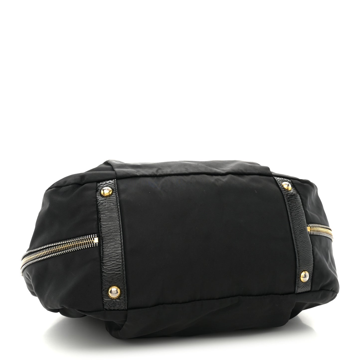 Tessuto Nylon Spazzolato Tote Black