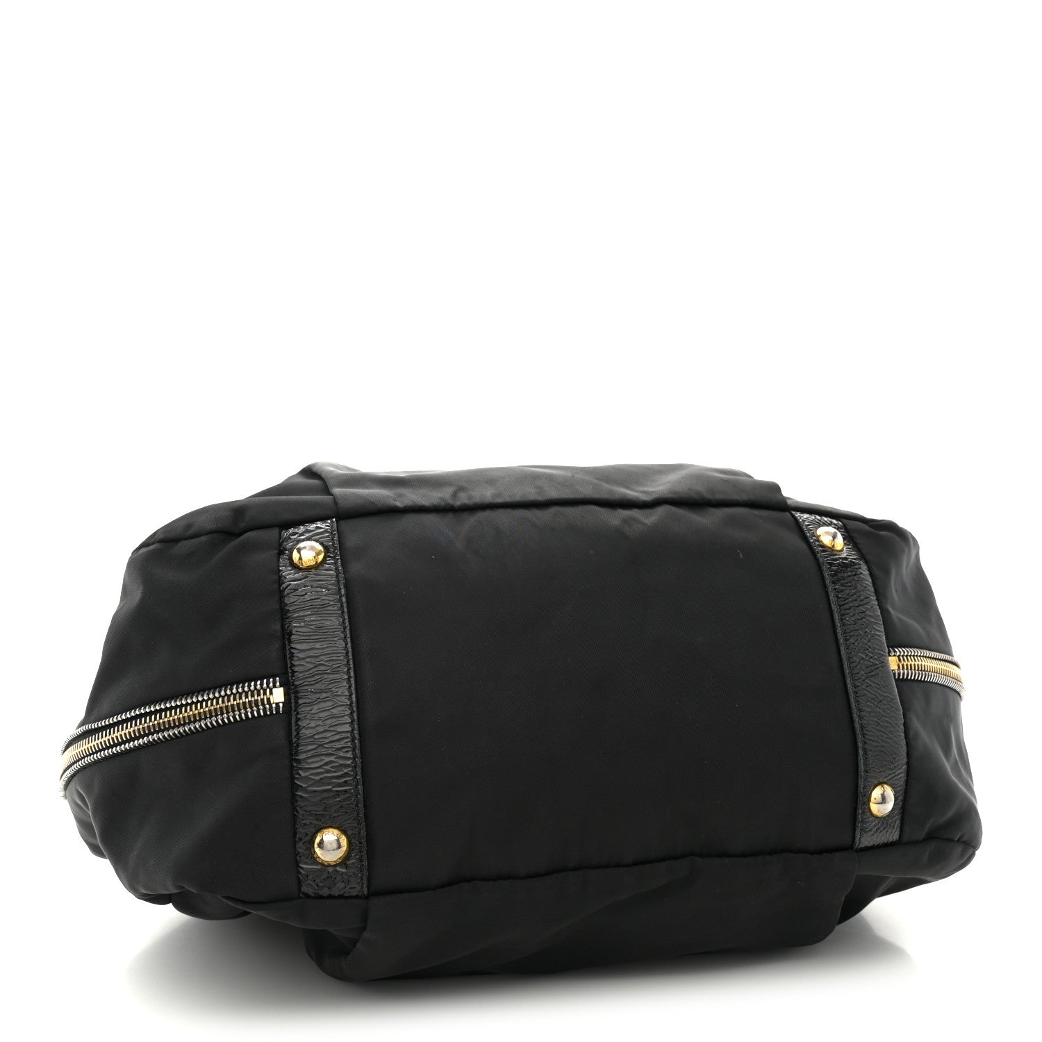 Prada Tessuto Nylon Spazzolato Tote Black 4 of 16