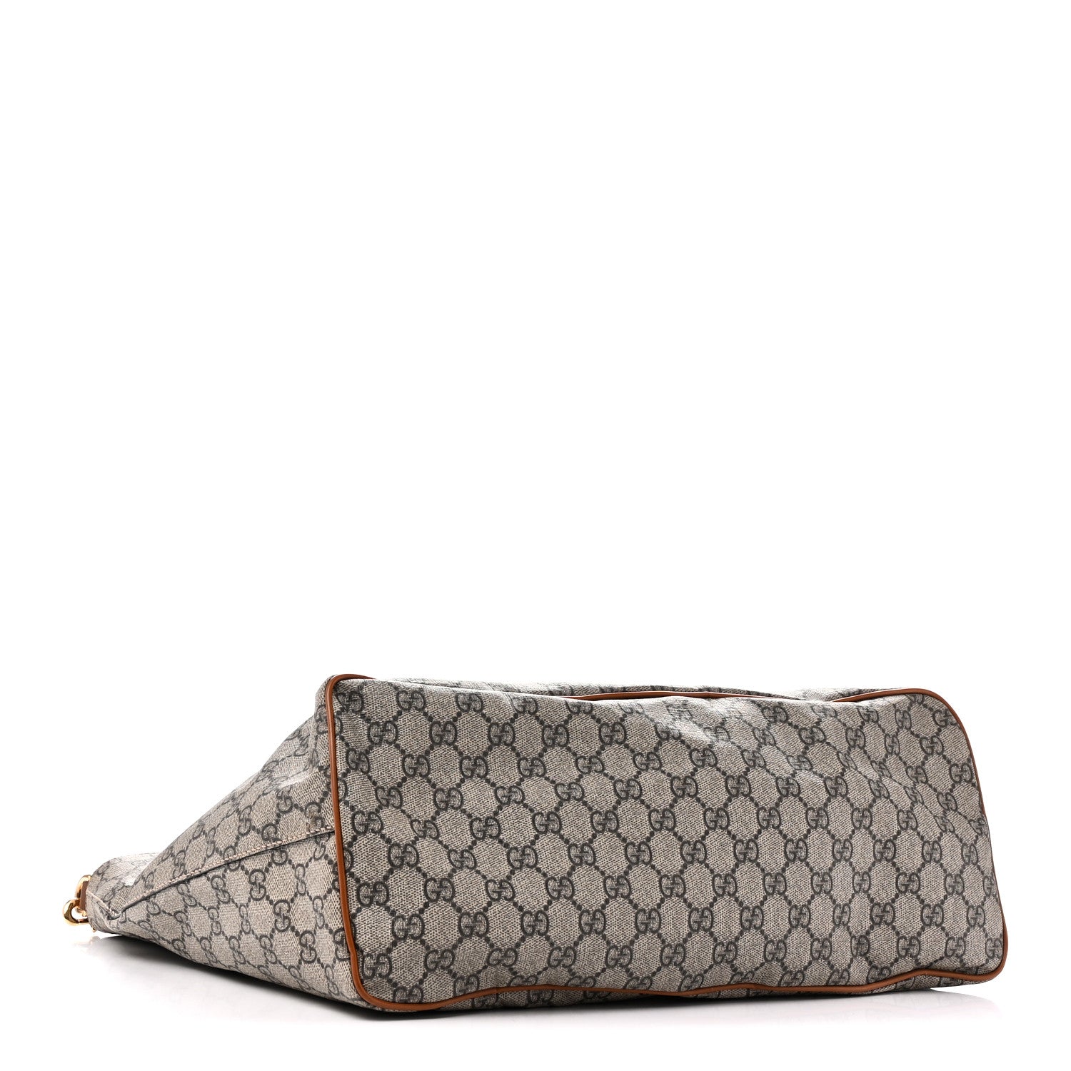 Gucci Soft GG Supreme Monogram Medium Crossbody Tote Beige Cuir 4 of 10