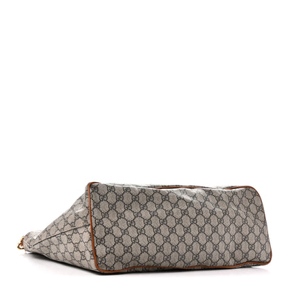 Gucci Soft GG Supreme Monogram Medium Crossbody Tote Beige Cuir 4 of 10