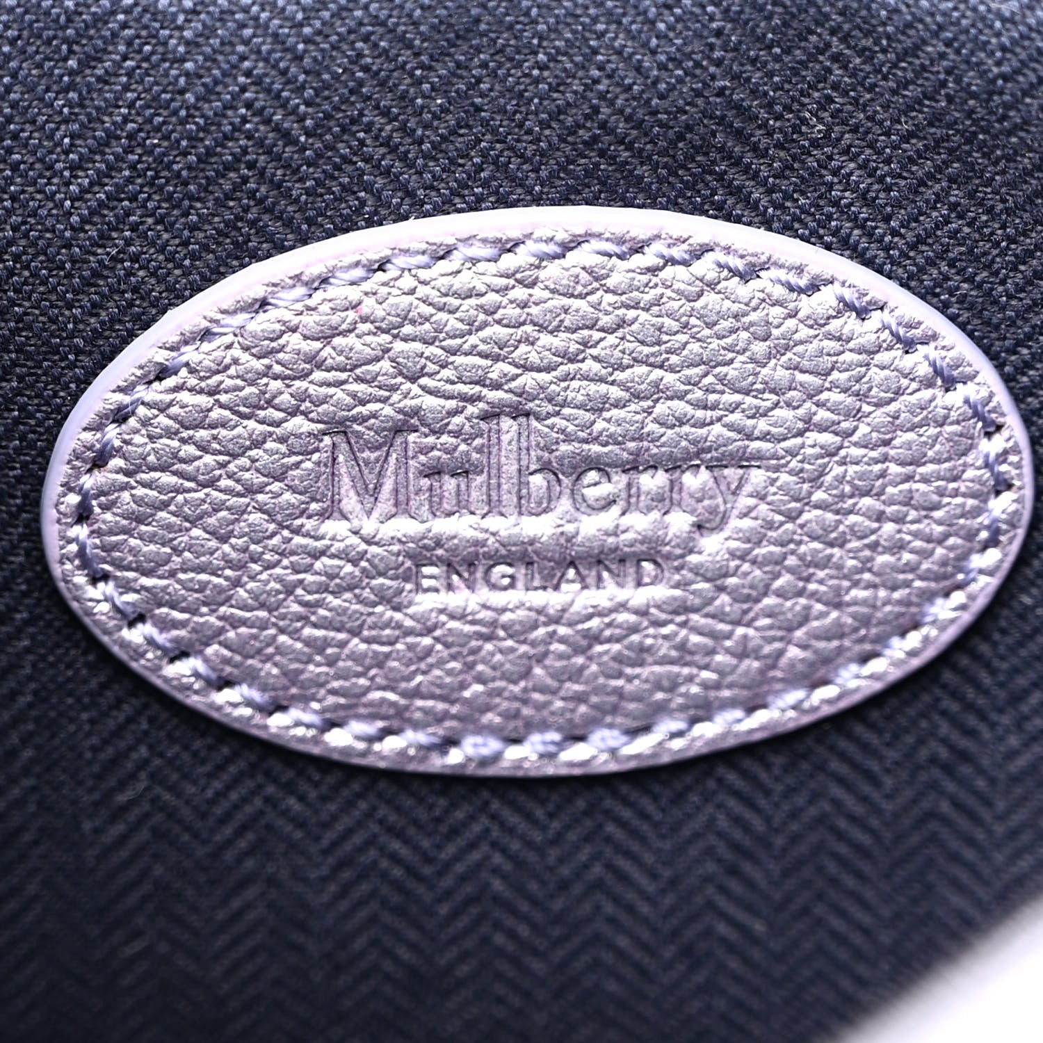 Mulberry Metallic Calfskin Mini Alexa Lilac 6 of 9