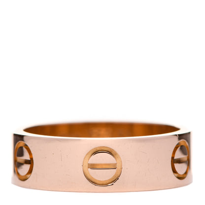 Cartier 18K Pink Gold 5.5mm LOVE Ring 51 5.75 1 of 6