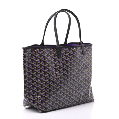 Goyard Goyardine Saint Louis Claire Voie PM Black Violet 2 of 9