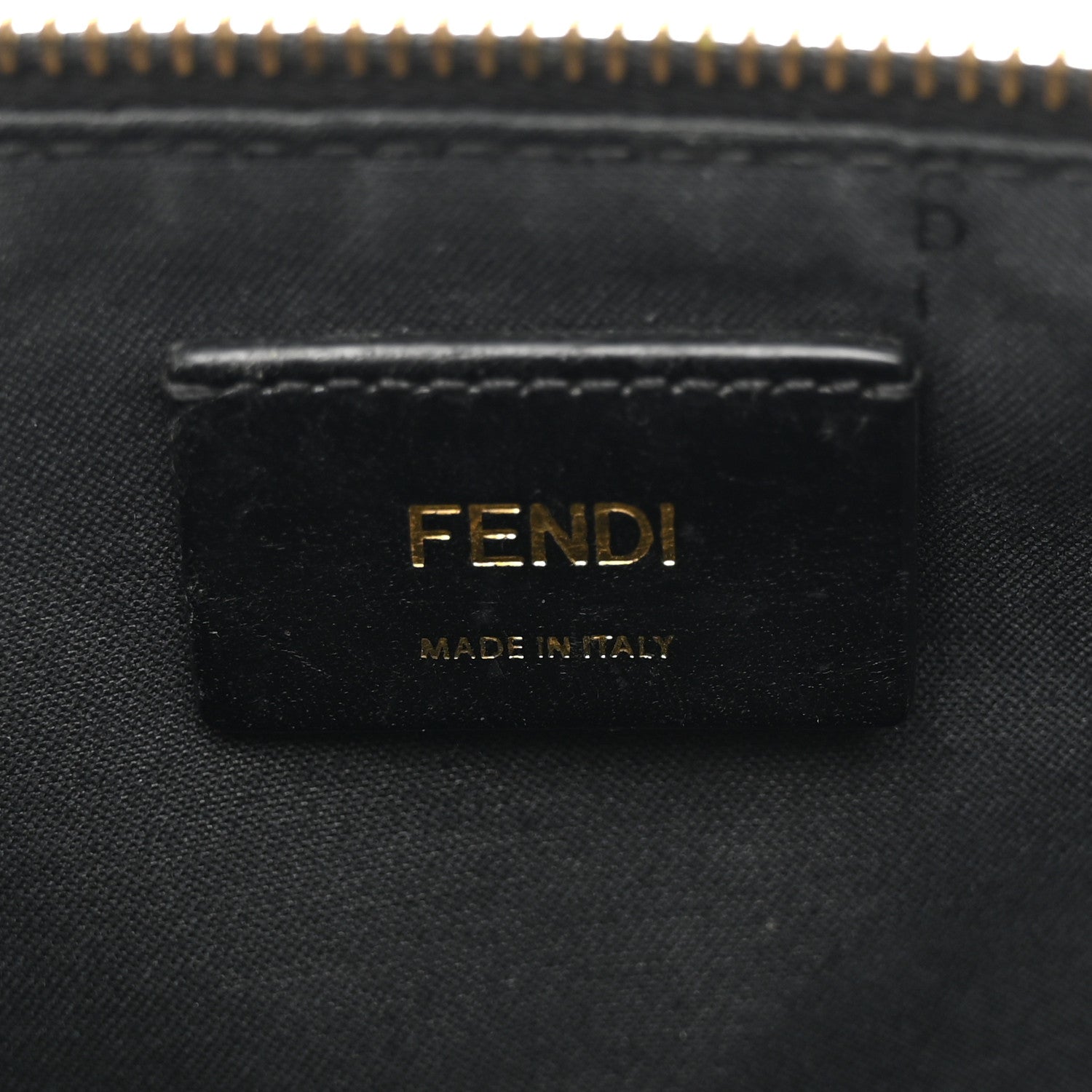 Fendi Cuoio Romano Metal Bug Eyes Pocket Belt Bag Black 6 of 14