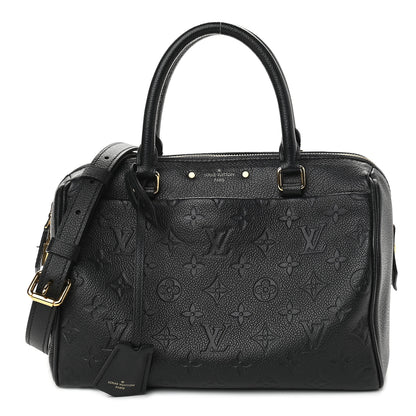 Louis Vuitton Empreinte Speedy Bandouliere 25 NM Black 1 of 9