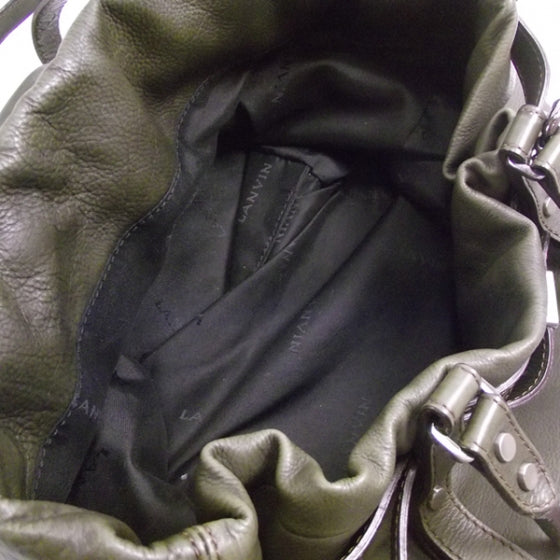 Leather Kentucky Large Tote Olive