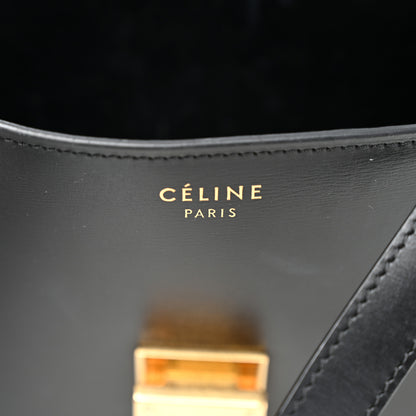 Celine Box Calfskin Medium Classic Box Flap Bag Black 7 of 10