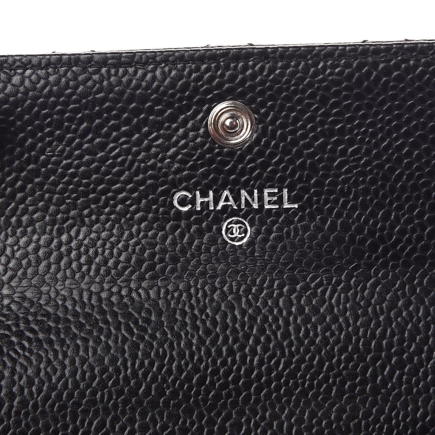Chanel Caviar Quilted Flap Card Holder Black 6 of 9